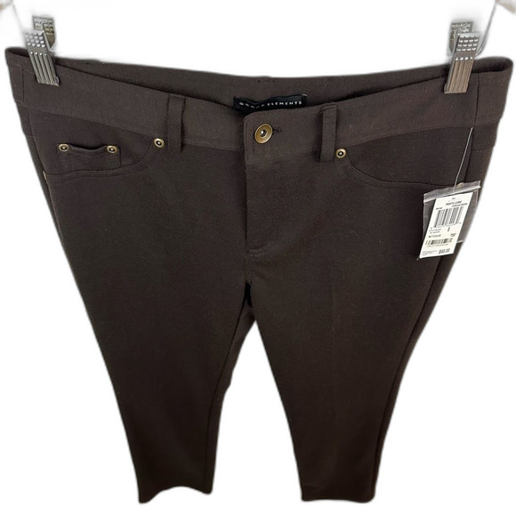 Grace Elements Expresso Brown Straight Leg Pants NWT Size 9 - Picture 3 of 12